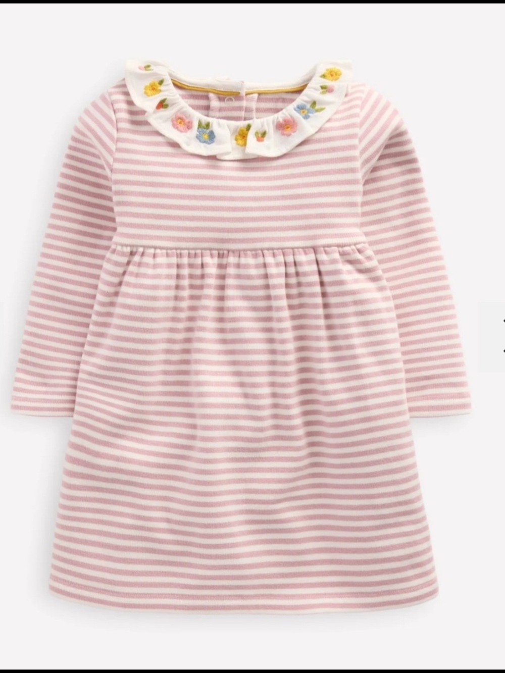 Boden  Embroidered Jersey Dress